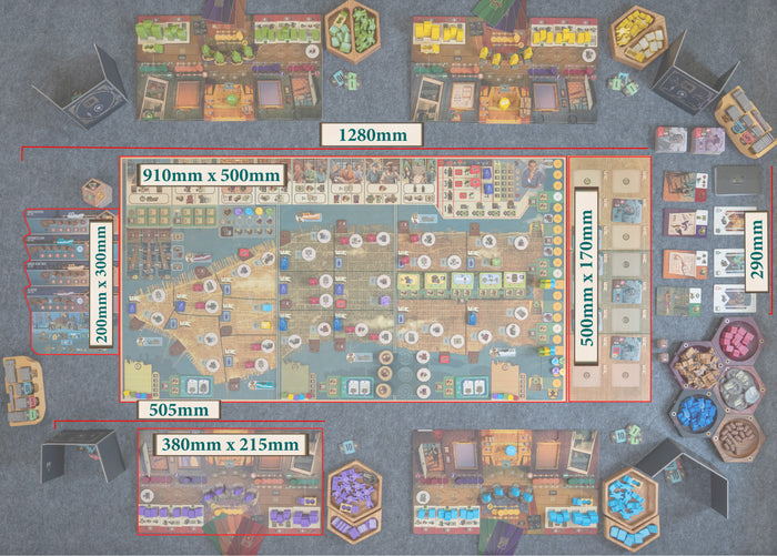 Speakeasy board game component overview