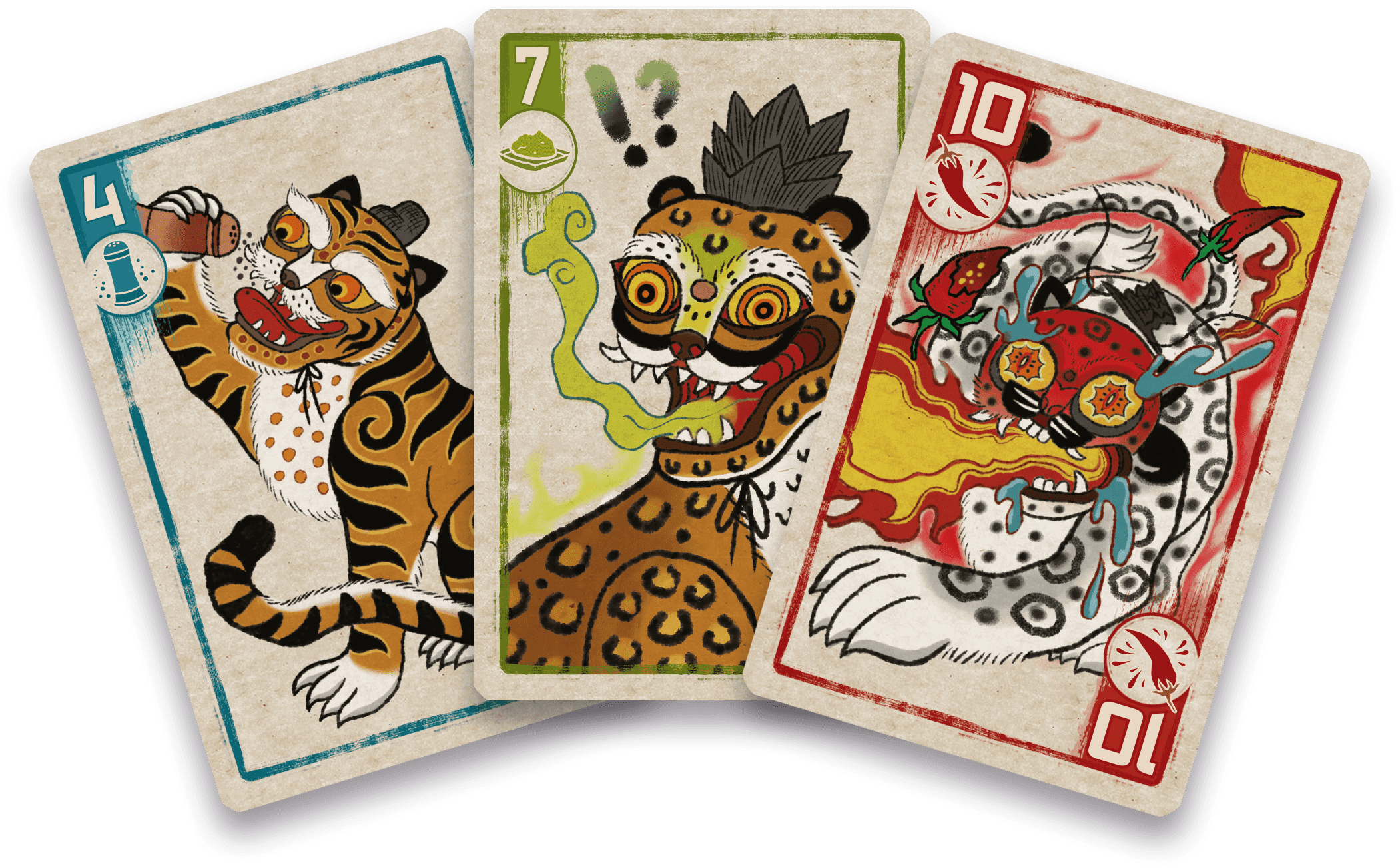 Spicy card game cards