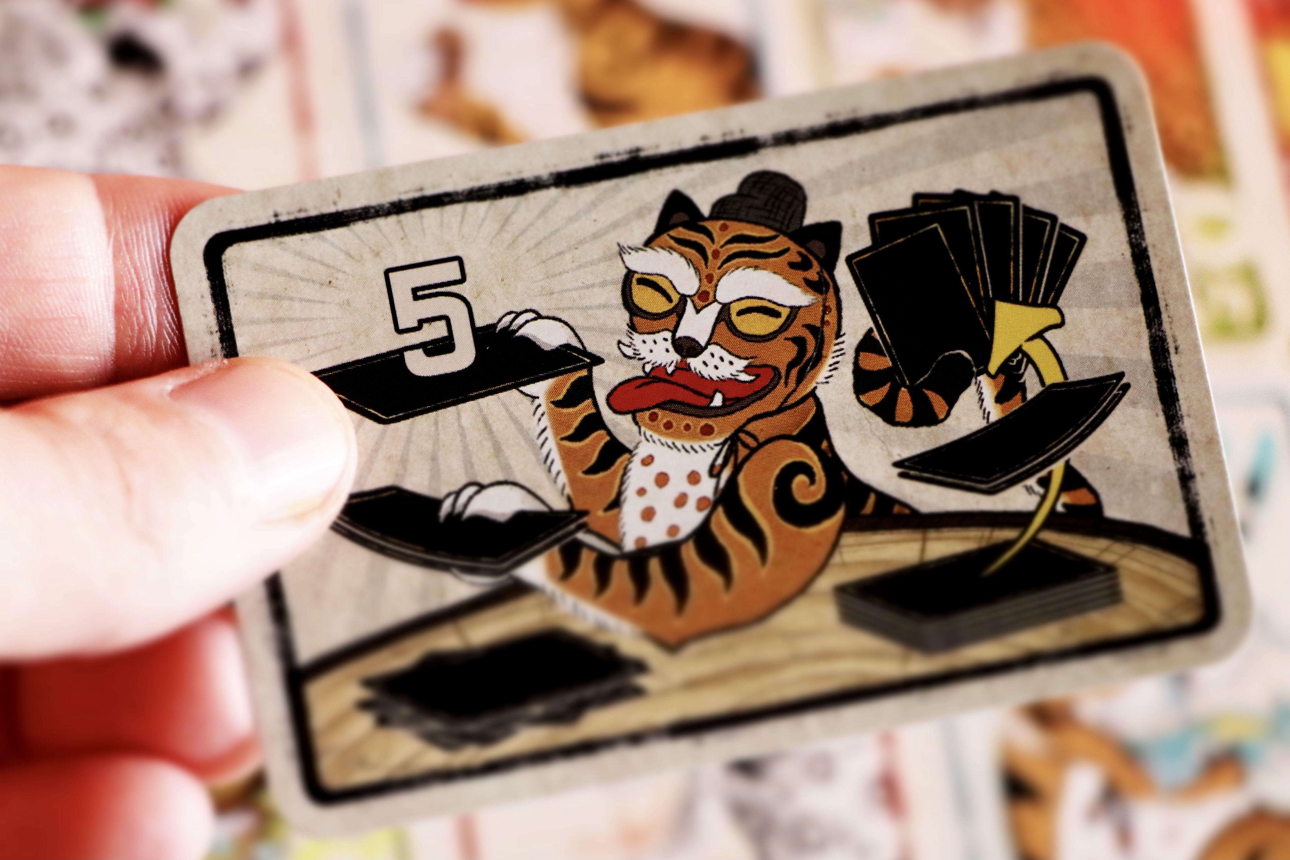 Player holding Spicy cards
