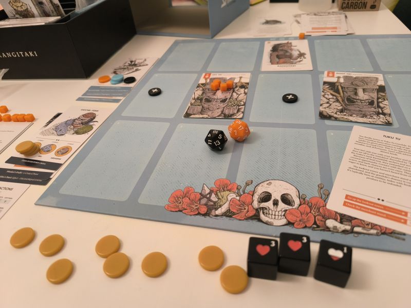 Spire's End Rangitaki game in progress