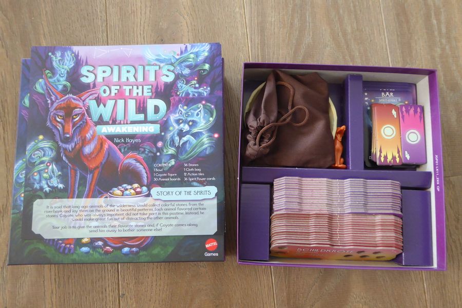 Spirits of the Wild Awakening boxed components