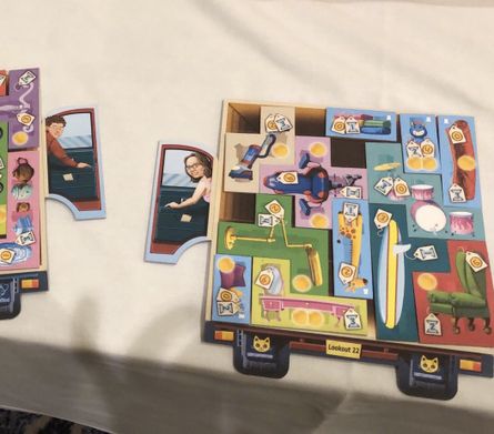 Stack'n Stuff moving truck player board