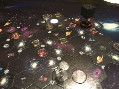 Star Trek Frontiers board game in progress