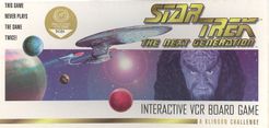 Star Trek: The Next Generation – Interactive Vcr Board Game – A Klingon Challenge box art