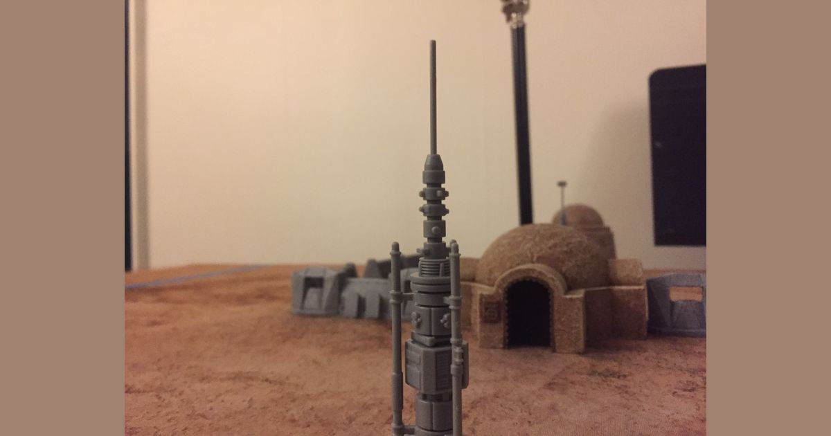 Star Wars Legion core set miniatures in a tabletop skirmish