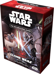 Close view of Star Wars Clone Wars deckbuilding cards