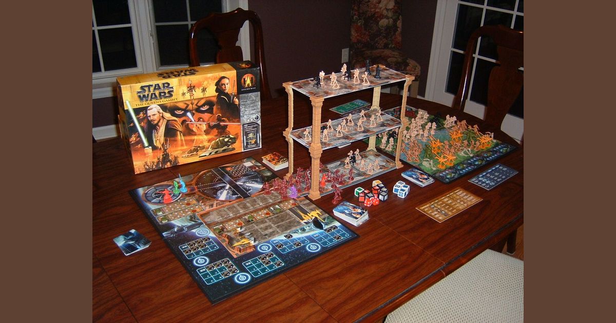 Three-level palace in Star Wars The Queen's Gambit