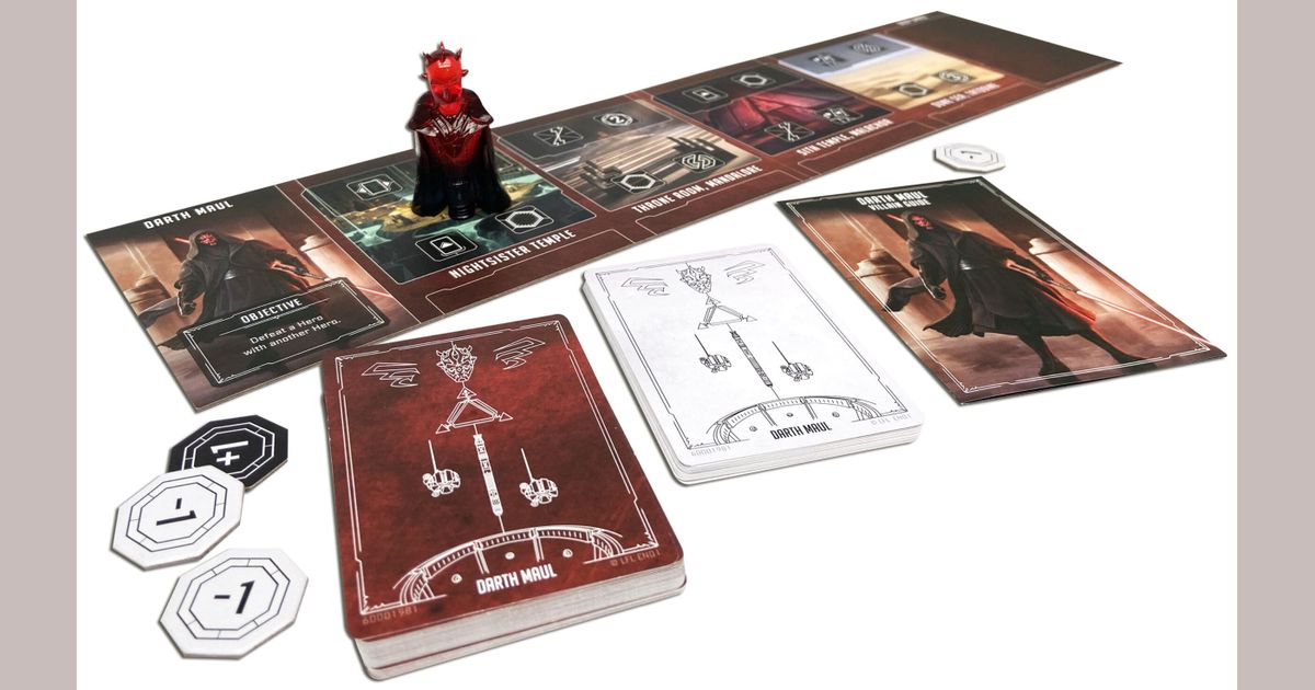 Captain Phasma sector board and cards