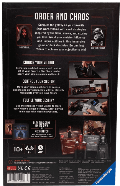 Star Wars Villainous Revenge at Last components