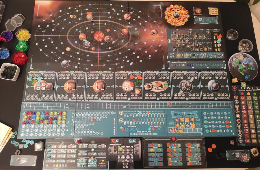 Starship Interstellar late-game table state