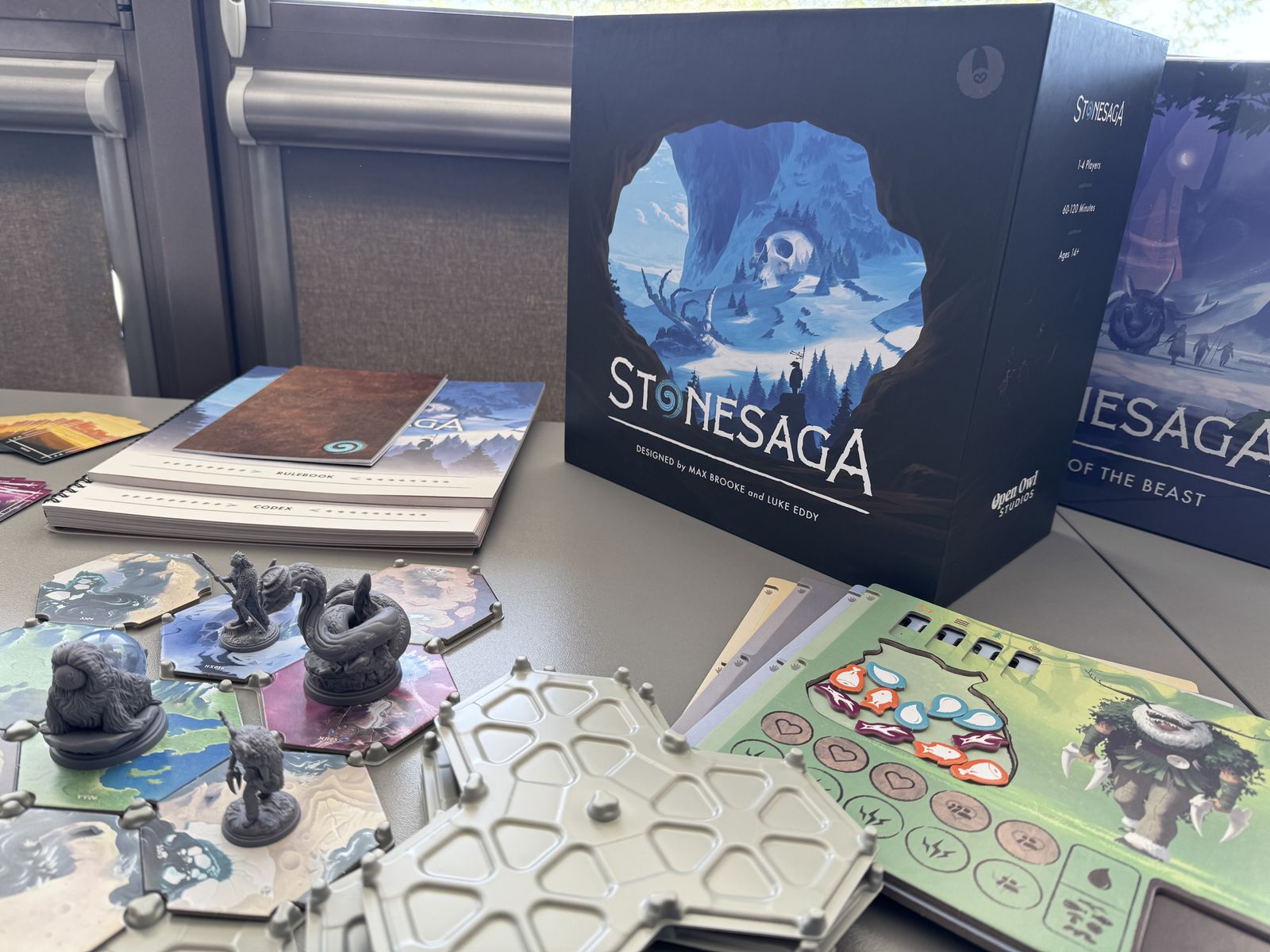Stonesaga campaign board in play