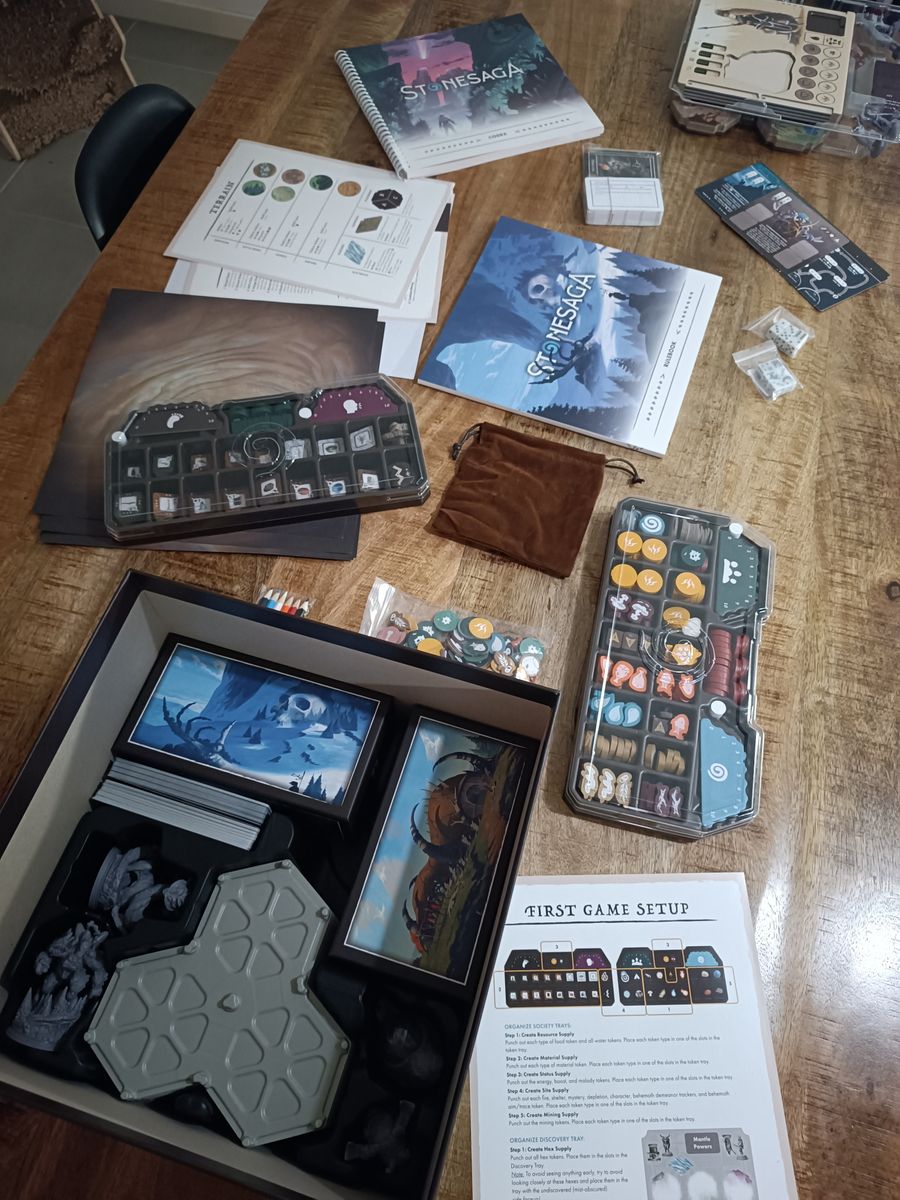 Stonesaga unboxed campaign contents