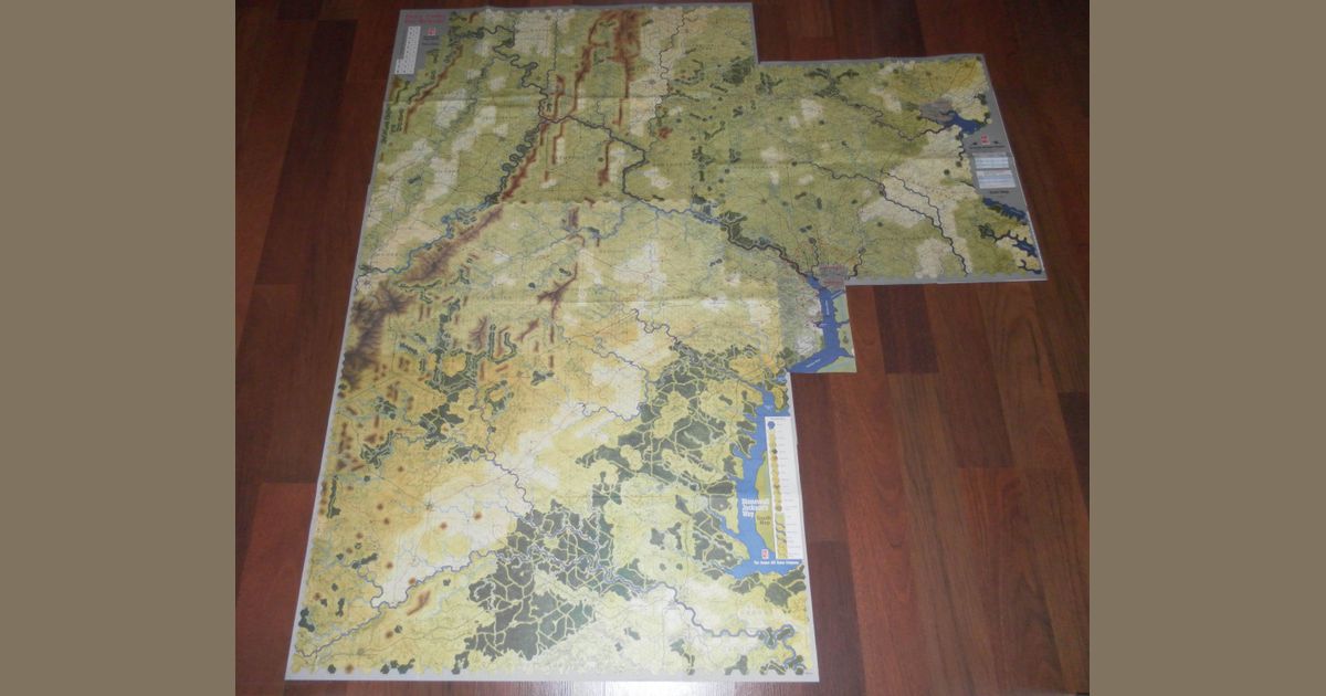 Stonewall Jacksons Way campaign maps together