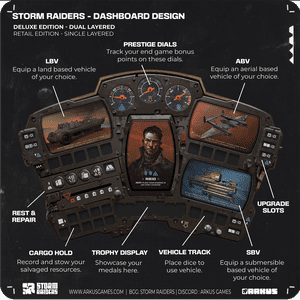 Storm Raiders crew cards and upgrades
