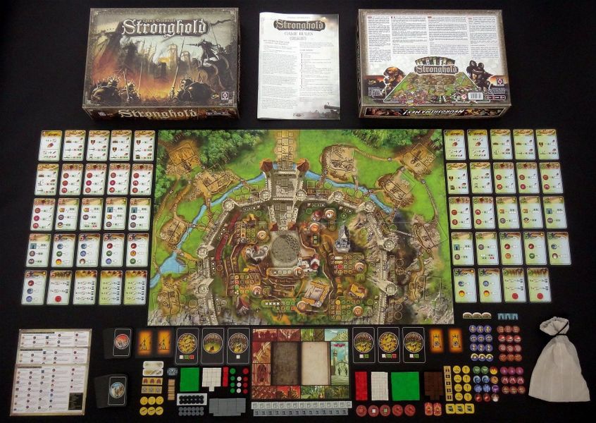 Stronghold first-edition game components