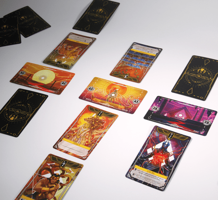Sunrise Sunset cards during gameplay