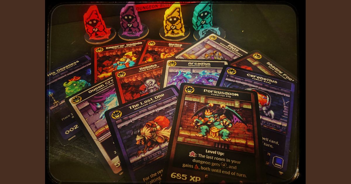 Super Boss Monster boss cards and components