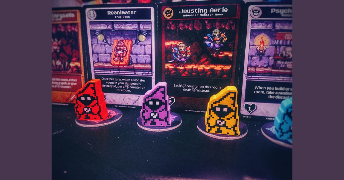Super Boss Monster dungeon and Town Board in play