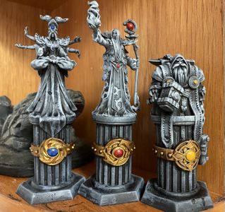 Super Fantasy Brawl arena statue miniatures