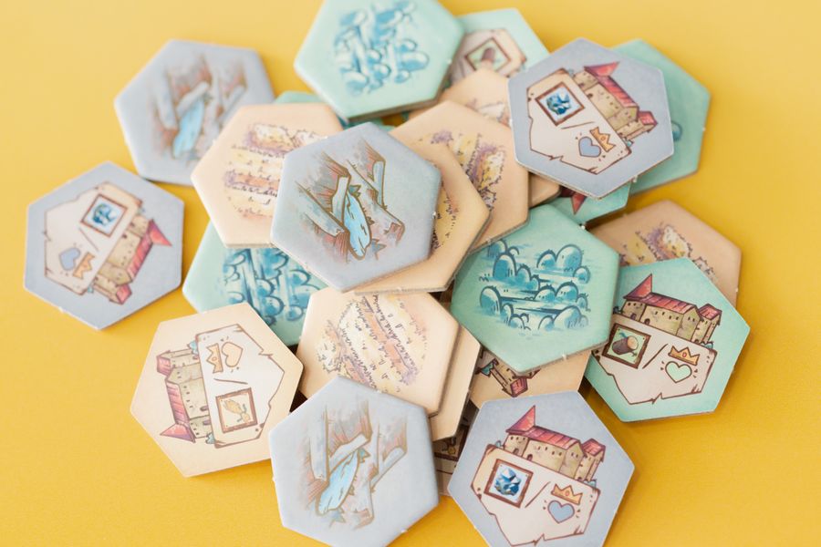 Sweet Lands hexagonal terrain tiles