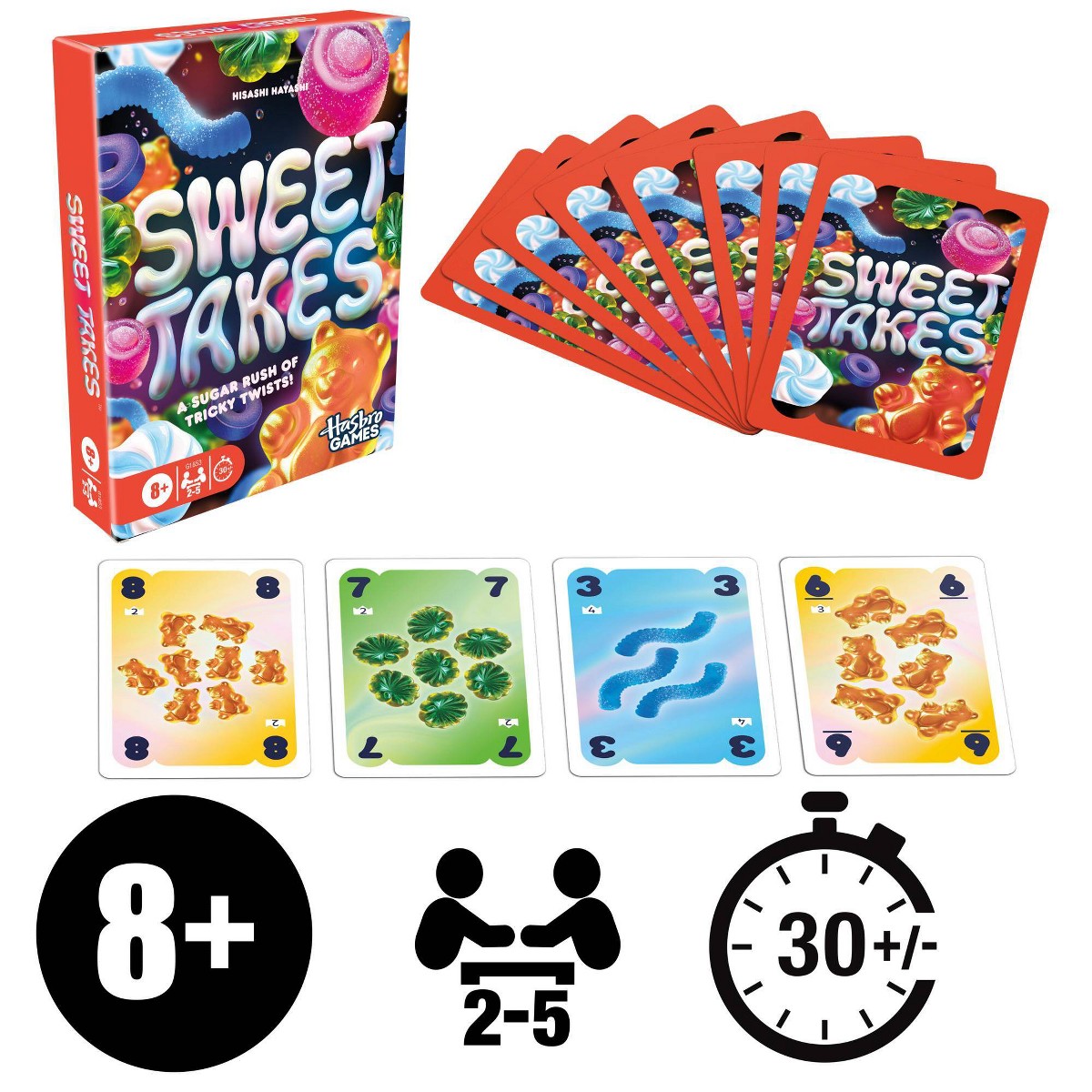 Sweet Takes cards and components