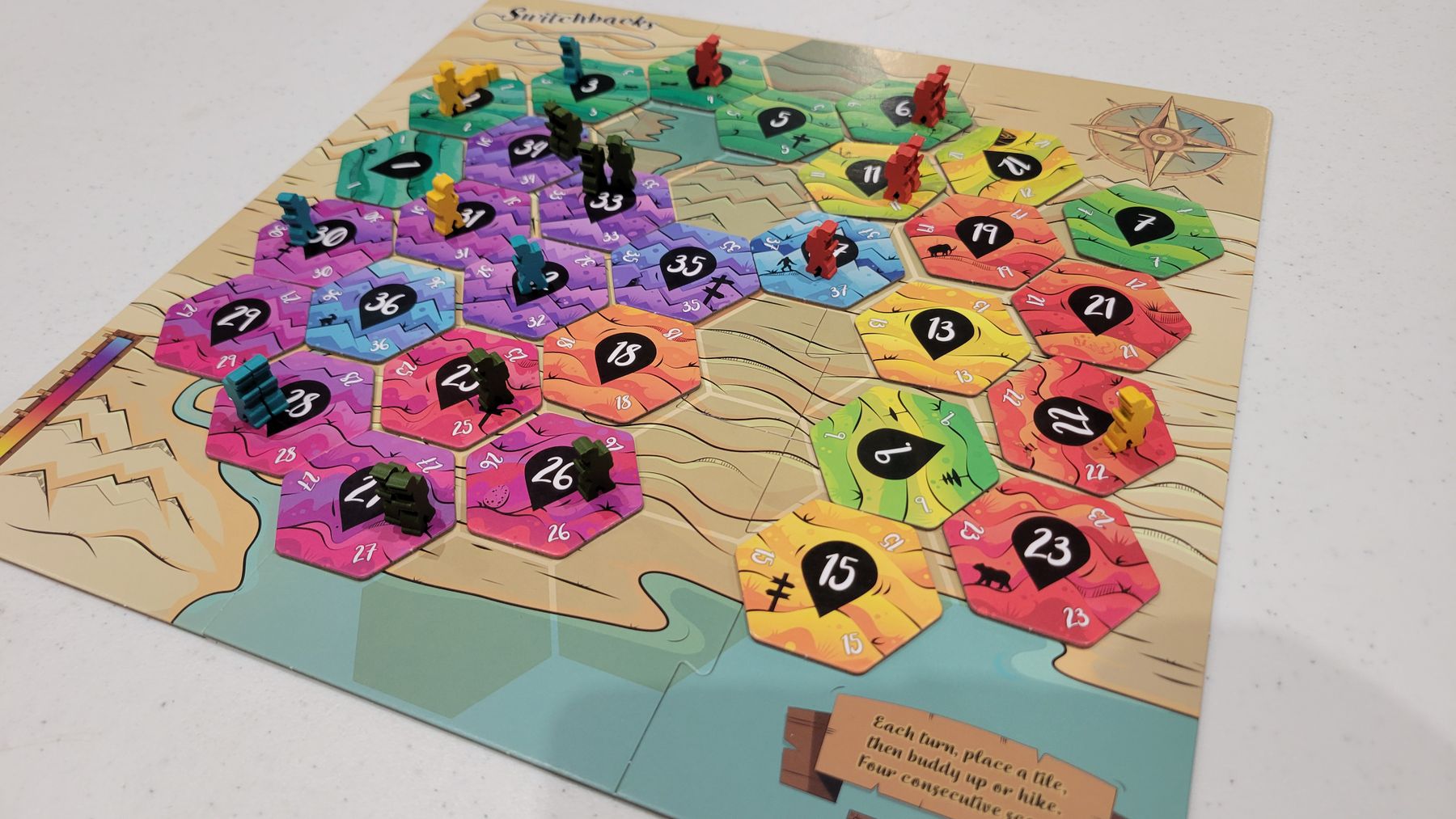 Completed Switchbacks mountain board