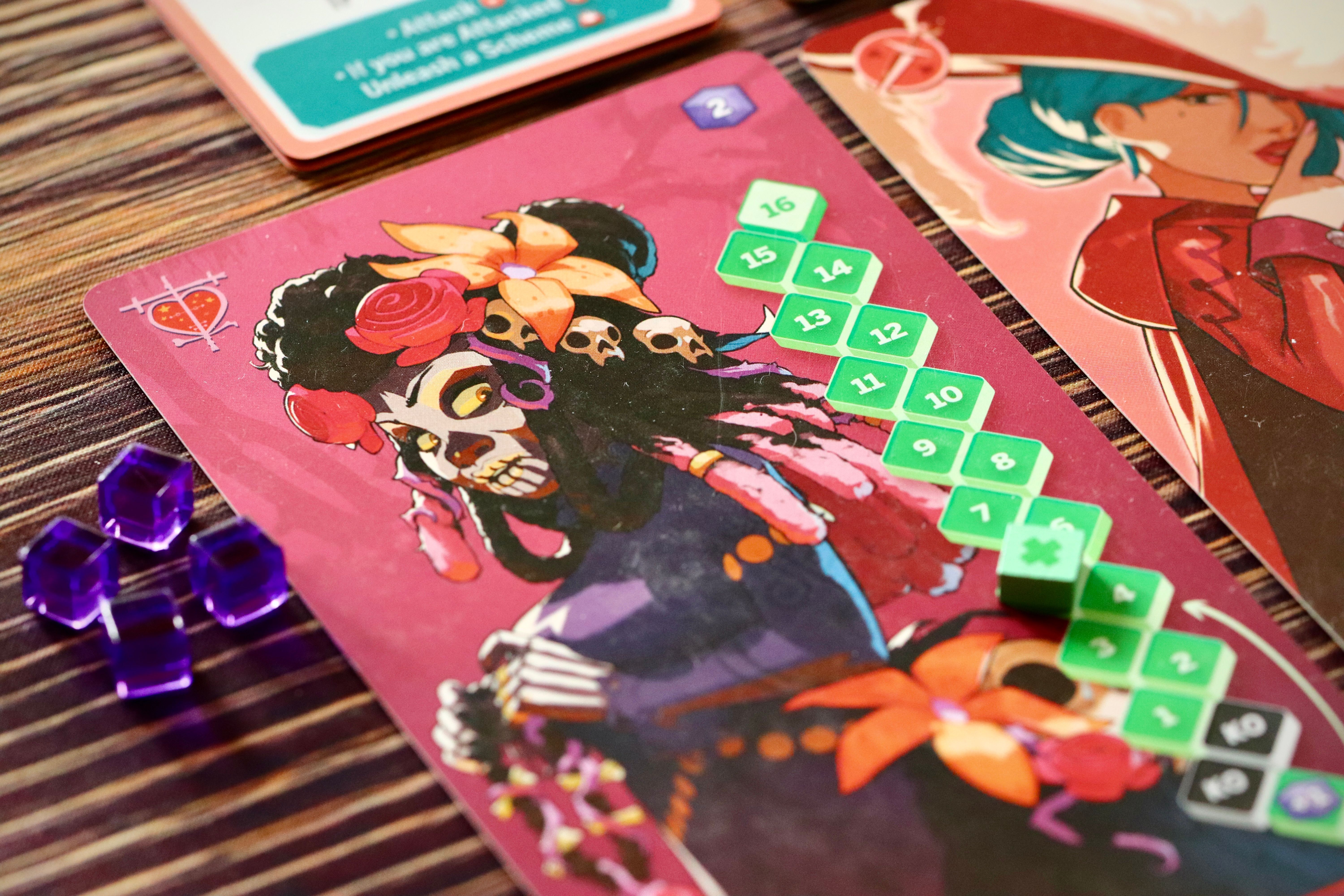 Tag Team fighter decks and battle area