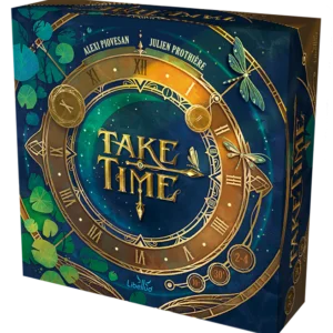 Angled Take Time board game box render