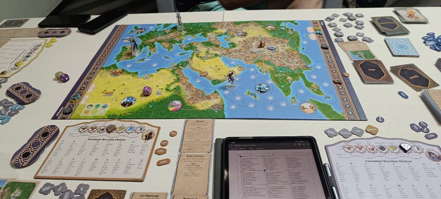 Tales of the Arabian Nights game setup