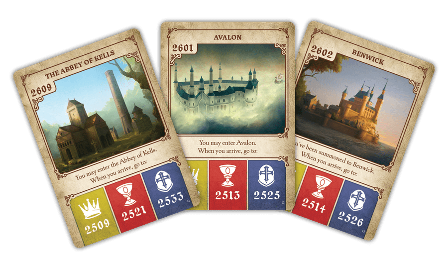 Tales of the Arthurian Knights illustrated cards