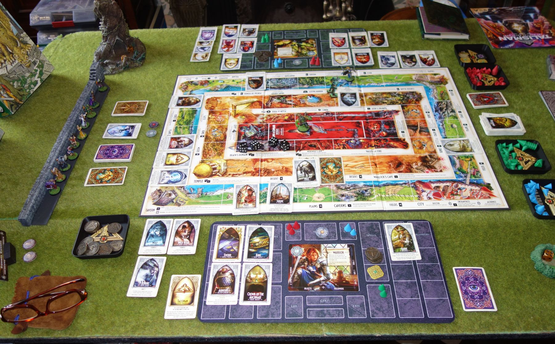 Talisman fifth edition game in progress