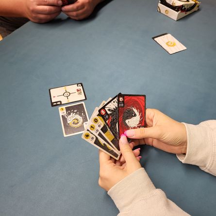 Tatsu card game in progress