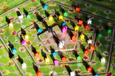 Tawantinsuyu board game in progress