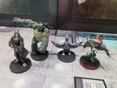 Raphael and Mutanimals miniatures