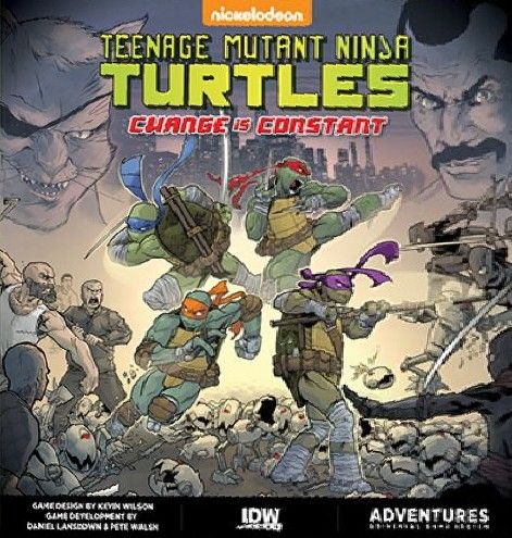 Teenage Mutant Ninja Turtles Adventures: Change is Constant box art