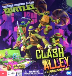 Teenage Mutant Ninja Turtles: Clash Alley Strategy Boardgame box art