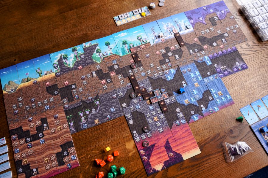 Terraria The Board Game cooperative game in progress