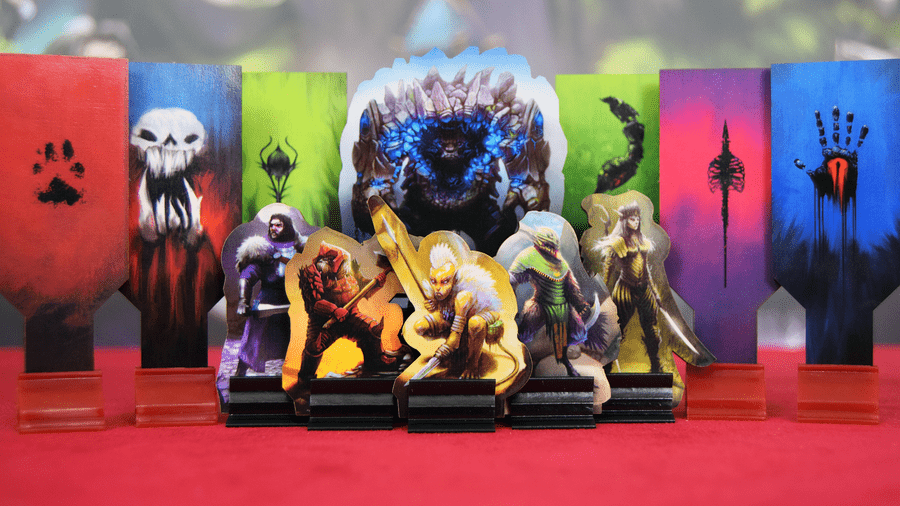 Six hero characters from The City of Kings