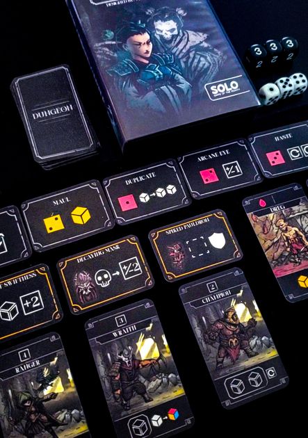 The Cursed Castle prototype dungeon card in play