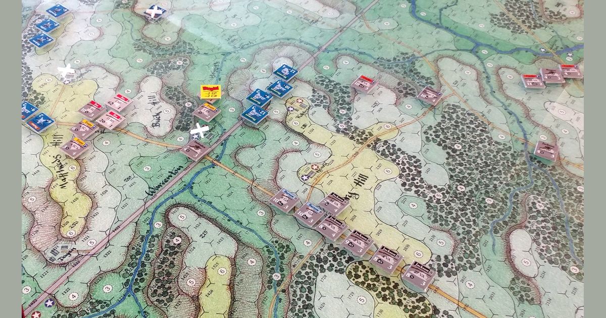 The Day Was Ours game set up on a table