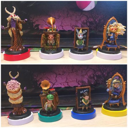The Faceless board game setup