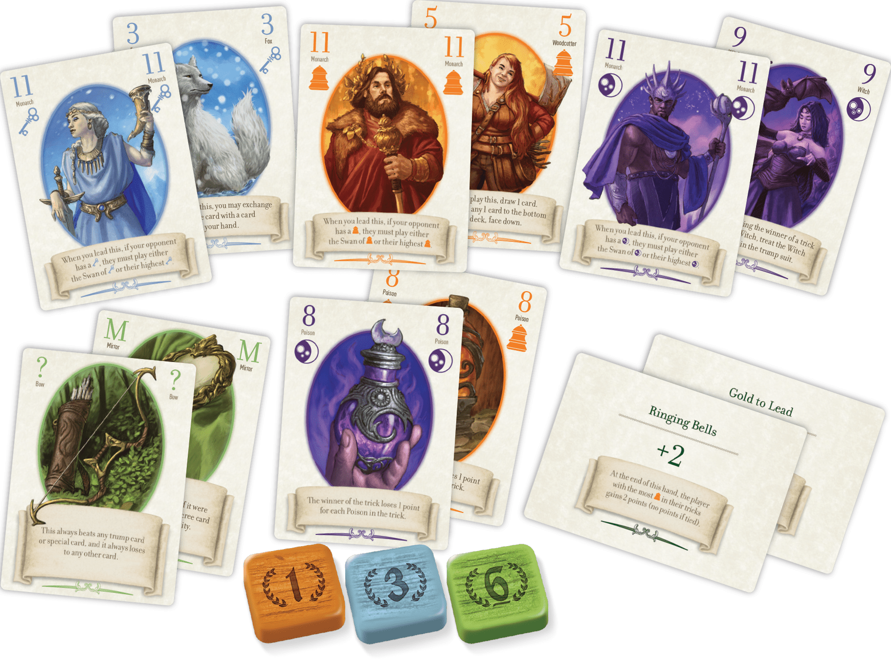 The Fox in the Forest Deluxe components