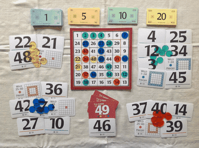 Completed Game of 49 board position