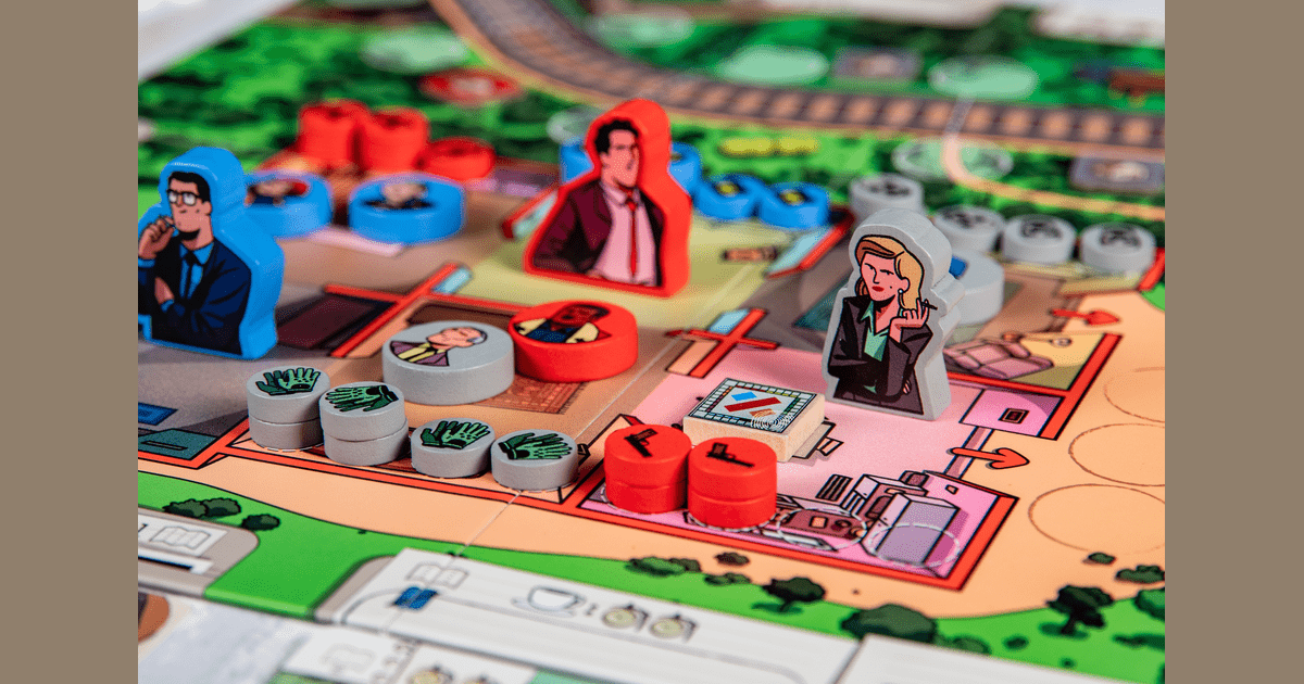 The Glasgow Train Robbery cards and prototype components