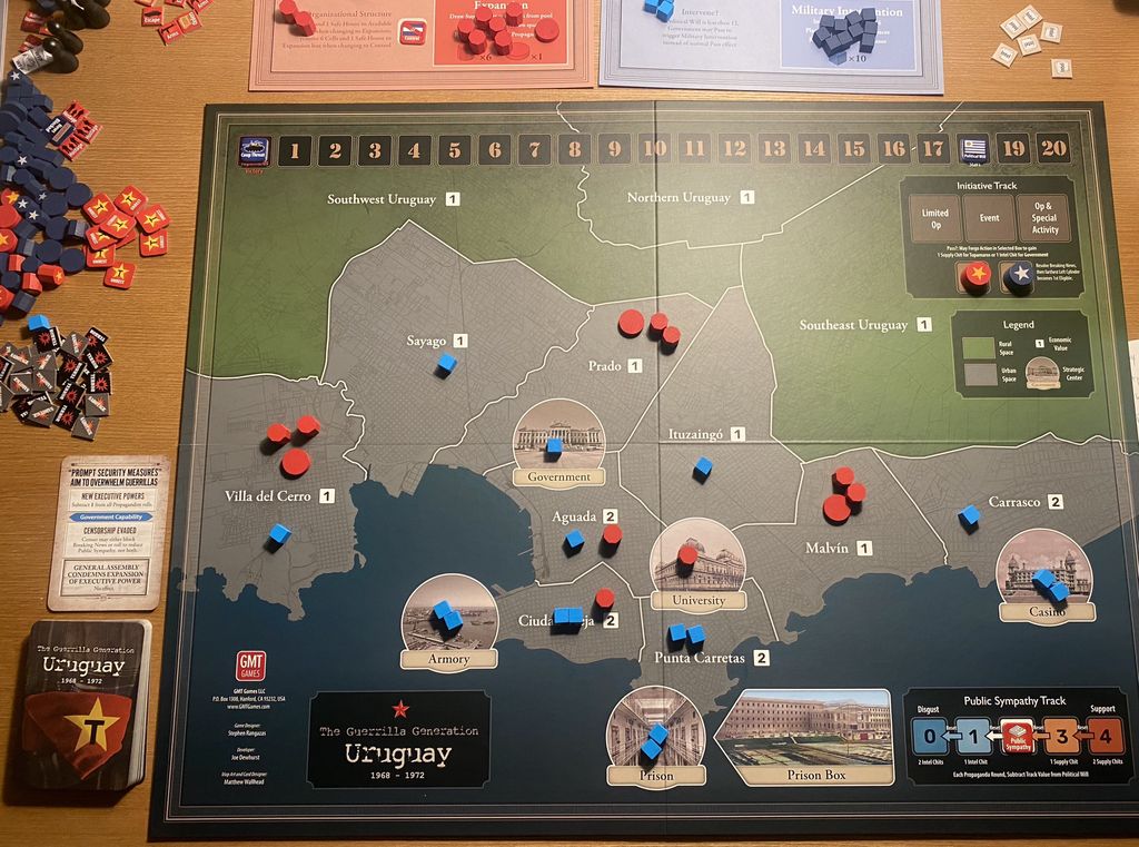 The Guerrilla Generation Uruguay scenario setup