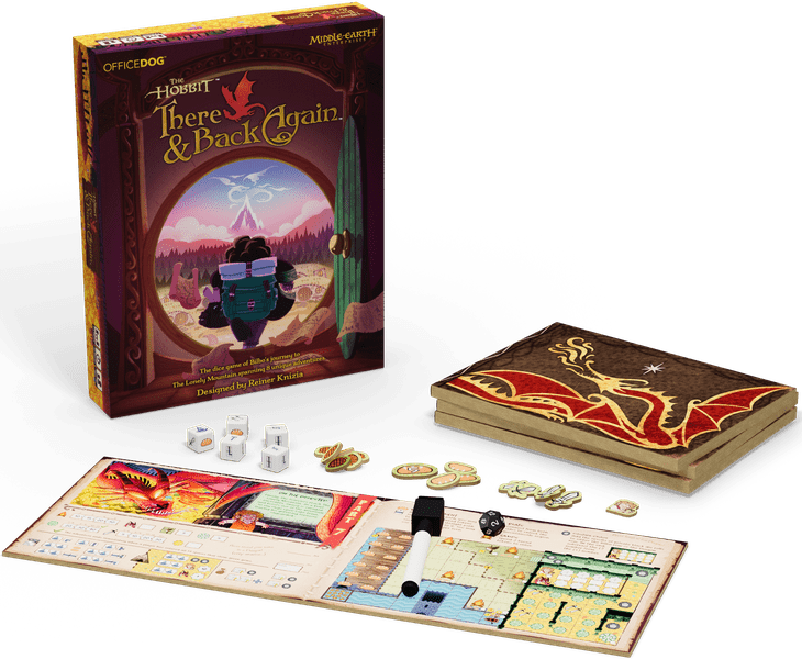 The Hobbit There and Back Again box and components