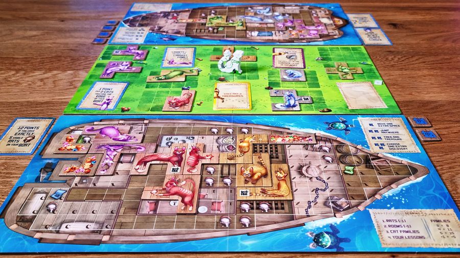 Gameplay example for The Isle of Cats Duel