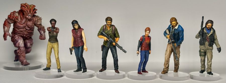 Painted survivor miniatures