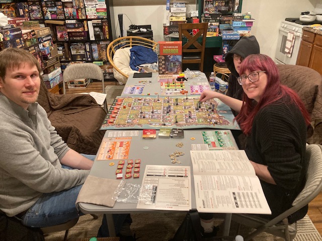 The Plum Island Horror cooperative game table