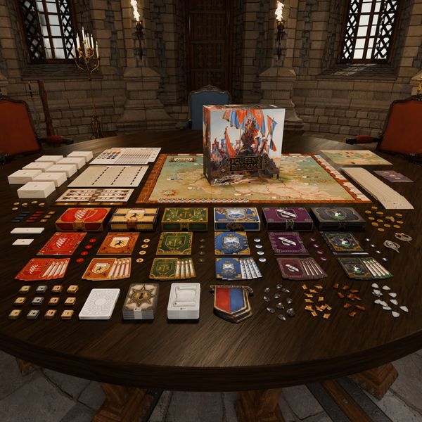 The Queen's Dilemma core box contents